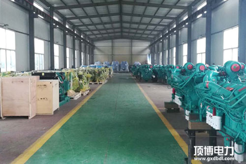 广西顶博发电机组制造工厂车间